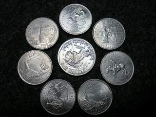 Eight US Coins